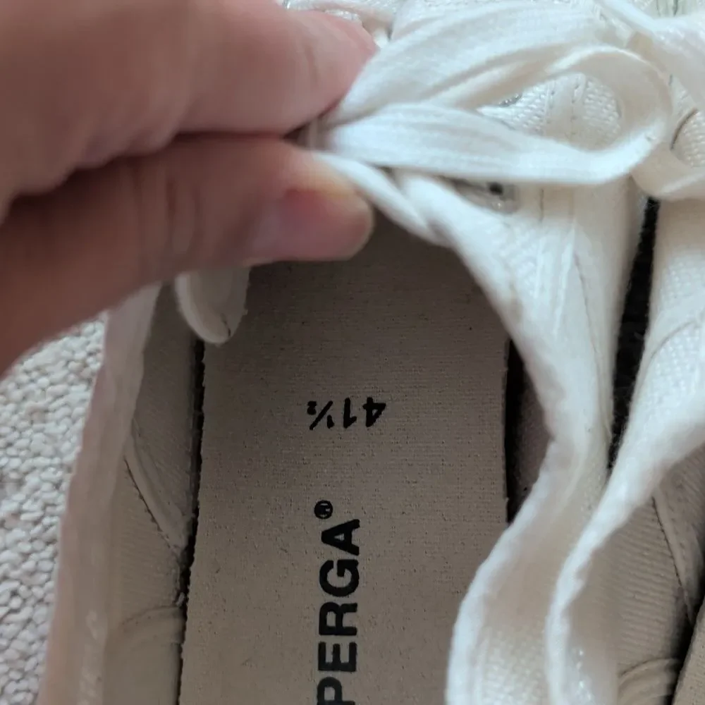 Superga 275 Cotu Classic White Sneaker Size 41.5